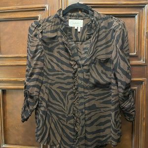 ba&sh Beautiful Animal print blouse